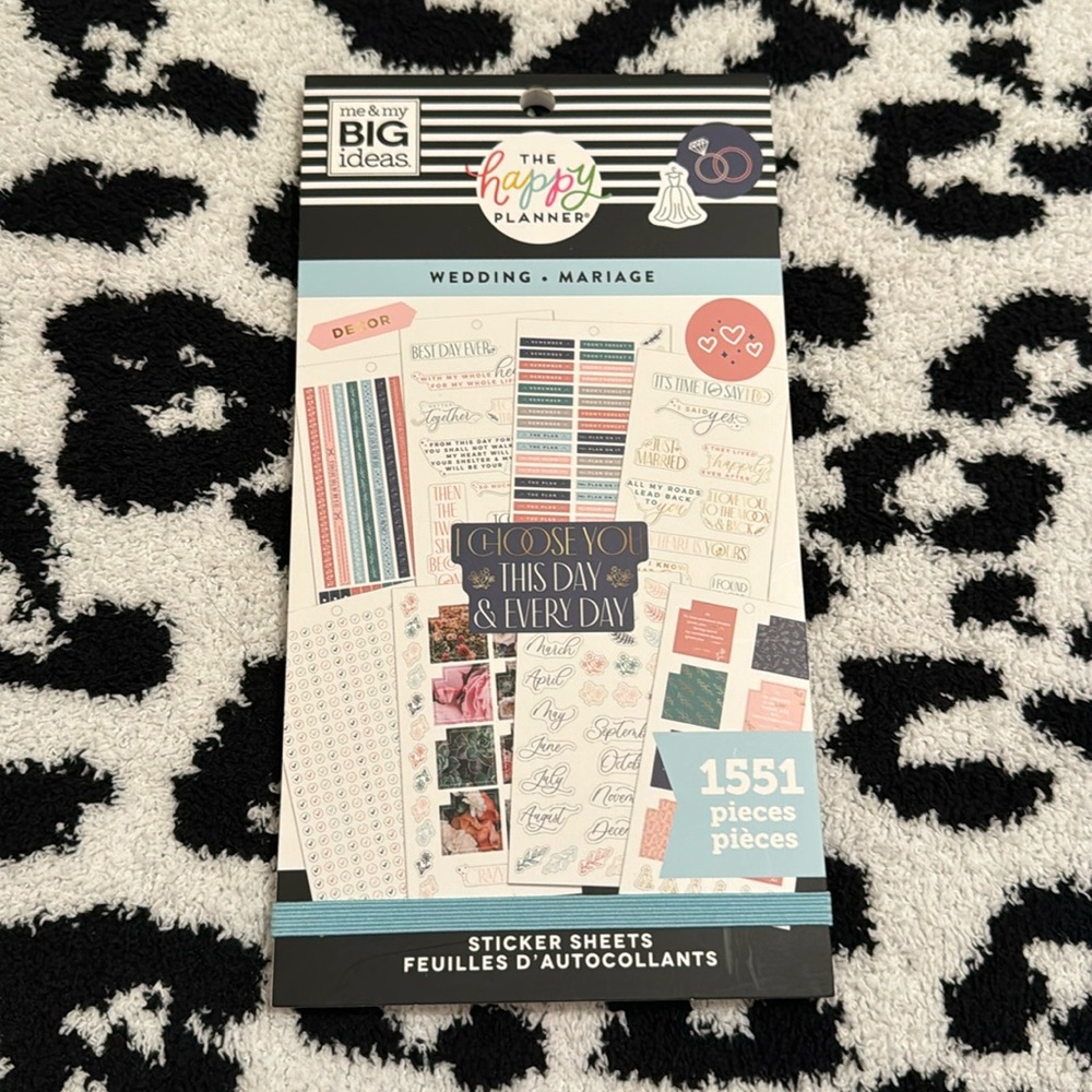 The Happy Planner Sticker Value Pack - Wedding